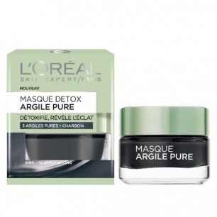 Masque Detox L'Oréal ARGILE PURE+ CHARBON L'Oréal - 2