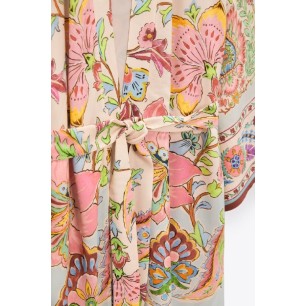 Kimono Imprimé Satiné SHEIN - 3