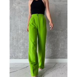 Pantalon Large En Lin SHEIN - 4