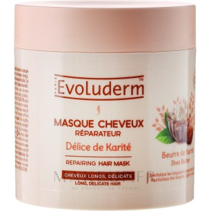 MASQUE CHEVEUX evoluderm REPARATEUR  DELICE DE KARITE evoluderm - 1