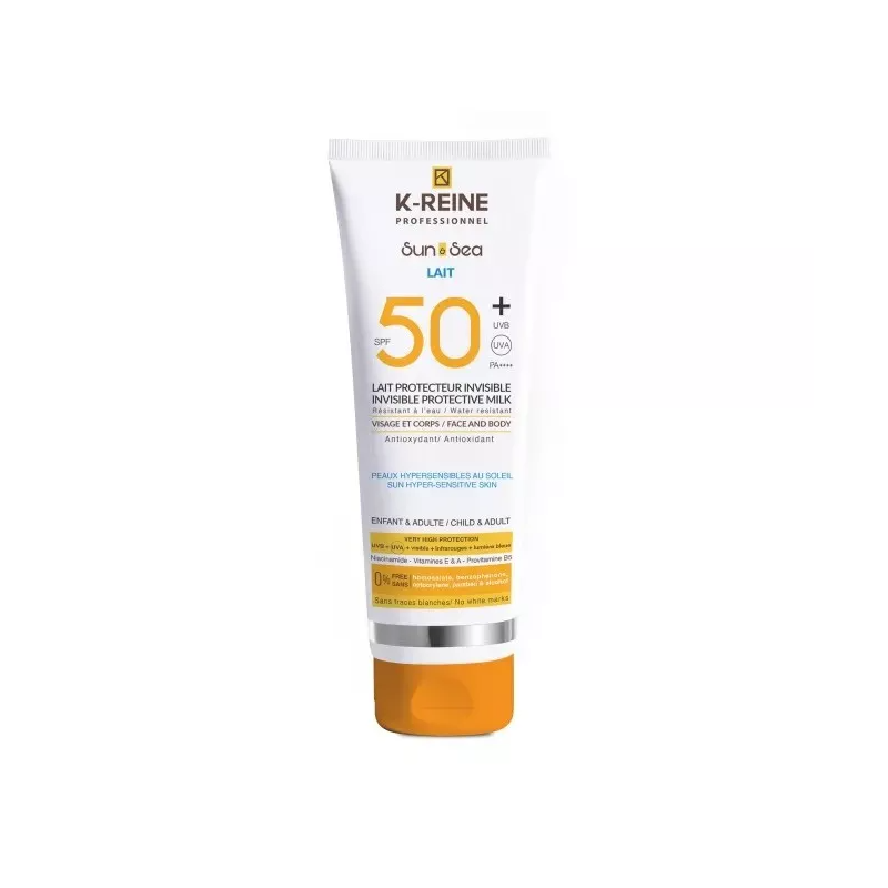 Lait protecteur invisible pour visage et corps Sun&Sea SPF50+ - K- REINE