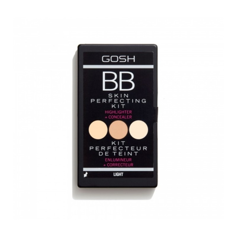 Palette GOSH BB SKIN PERFECTING KIT HIGHLIGHTER & CONCEALER 01 LIGHT - GOSH