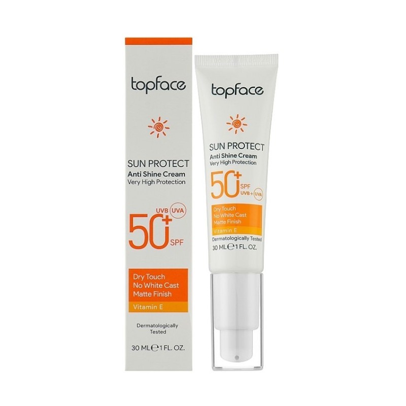 Ecran Solaire Topface  ANTI SHINE CREAM 50 SPF - Topface