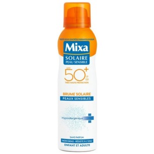 brume Mixa SOLAIRE ENFANTS & ADULTES PEAUX SENSIBLES SPF50+ - mixa