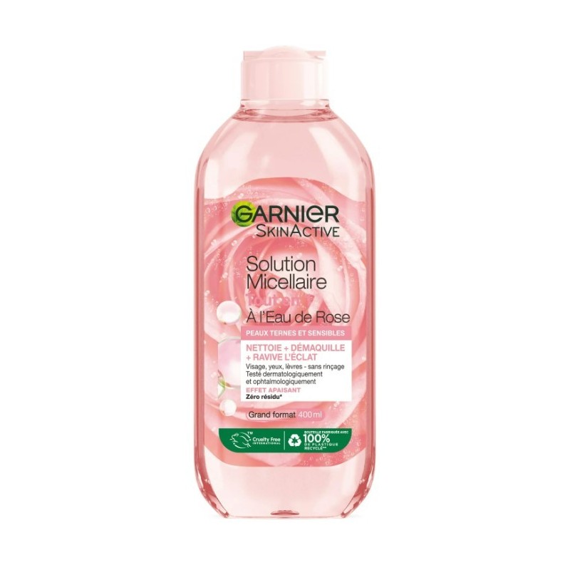 Eau Micellaire Garnier EAU DE ROSE TOUT EN 1 PEAUX TERNES - Garnier