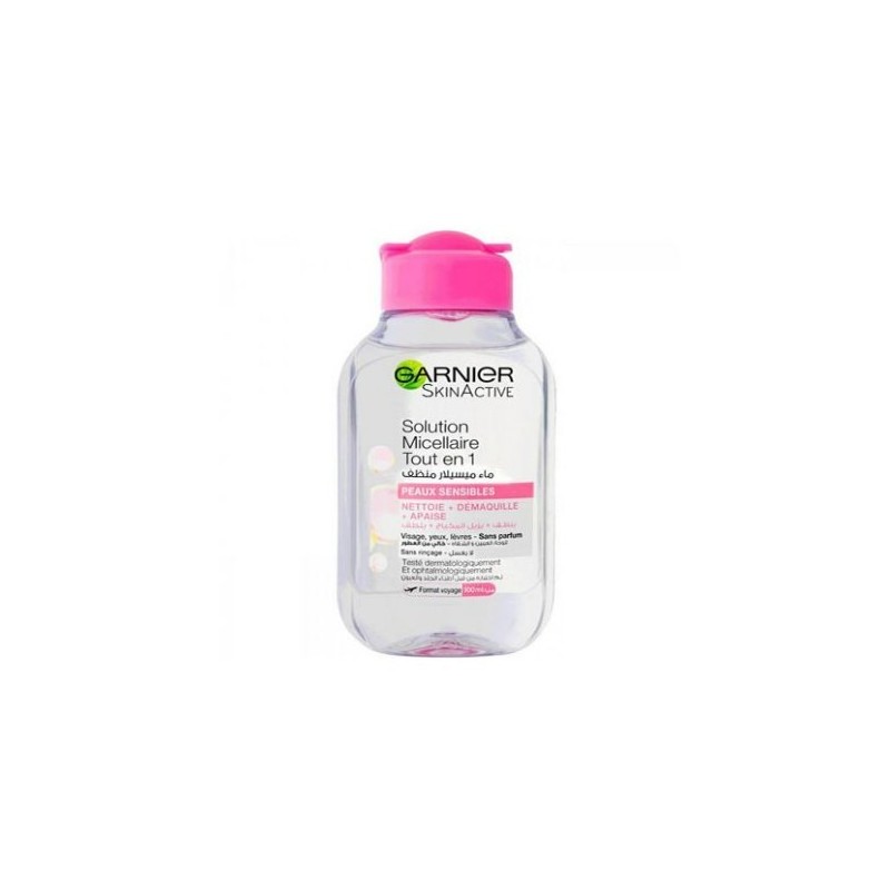 Eau Micellaire Garnier  TOUT-EN-1 POUR PEAUX SENSIBLES 100ML - Garnier