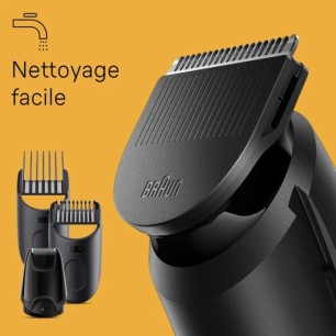 Rasoir Tondeuse BRAUN  À BARBE RECHARGEABLE BT3440 - BRAUN