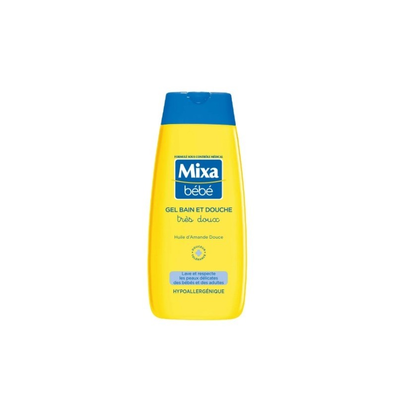 Gel Douche Mixa TRÈS DOUX SANS SAVON BEBE 200ML - mixa