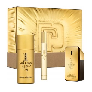 Coffret Eau de Toilette Homme PACO RABANNE  1 MILLION 3 PIECE EDT - PACO RABANNE