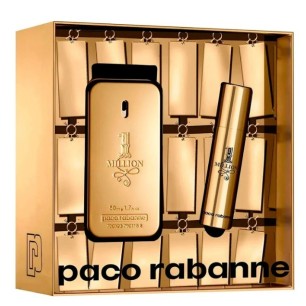 Coffret Eau de Toilette Homme PACO RABANNE  1 MILLION EDT 50 ML + EDT 10 ML - PACO RABANNE