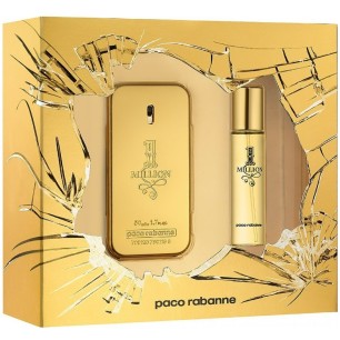 Coffret Eau de Toilette Homme PACO RABANNE  1 MILLION EDT 50 ML + EDT 15 ML - PACO RABANNE