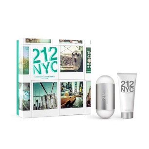 Coffret Eau de Toilette Femme CAROLINA HERRERA  212 NYC 60 ML & LOTION 100ML - CAROLINA HERRERA