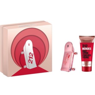 COFFRET EAU DE PARFUM FEMME CAROLINA HERRERA  212 HEROES EDP 50ML + BL 100 - CAROLINA HERRERA