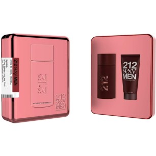 Coffret Eau de Toilette Homme CAROLINA HERRERA  212 SEXY MAN 50ML + AFTER SHAVE 75ML - CAROLINA HERRERA