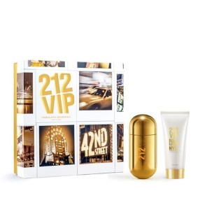 COFFRET EAU DE PARFUM FEMME CAROLINA HERRERA  212 VIP 80ML - CAROLINA HERRERA