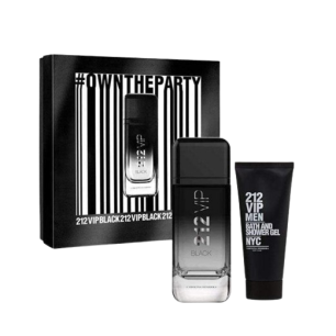 Coffret Eau de Toilette Homme CAROLINA HERRERA  212 VIP MEN BLACK EDT 100ML - CAROLINA HERRERA