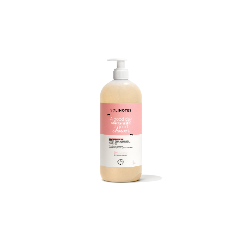 Gel Douche Solinotes paris  FLEUR DE CERISIER 1L - Solinotes paris