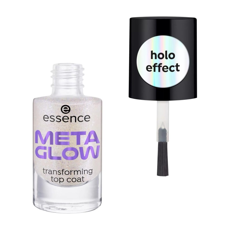 Vernis à Ongles ESSENCE  TOP COAT TRANSFORMANT - META GLOW - ESSENCE