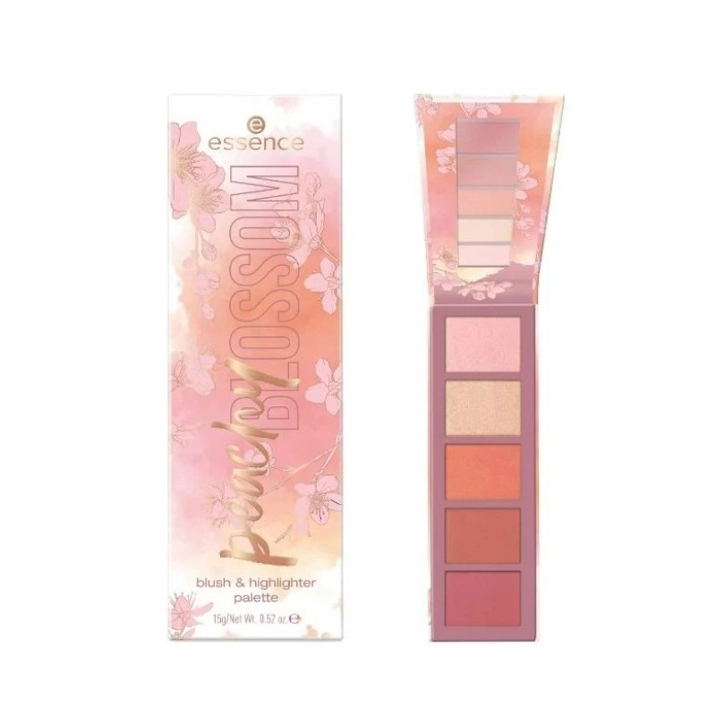 Palette ESSENCE  PEACHY BLOSSOM BLUSH ET HIGHLIGHTER - ESSENCE