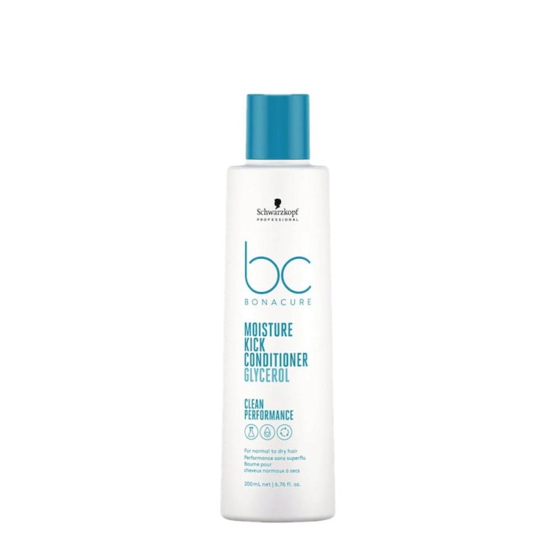 Après Shampoing Schwarzkopf  BONACURE MOISTURE KICK GLYCEROL 200ML - Schwarzkopf