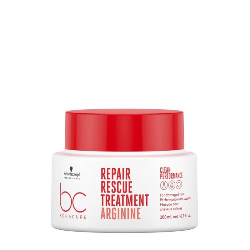 Masque Cheveux Schwarzkopf  BONACURE REPAIR RESCUE TREATMENT ARGININE 200ML - Schwarzkopf