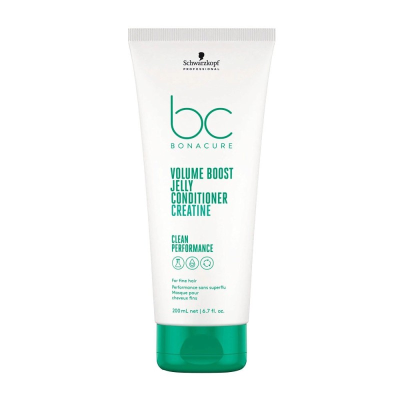 Masque Cheveux Schwarzkopf  BONACURE VOLUME BOOST JELLY CONDITIONER CREATINE 200ML - Schwarzkopf