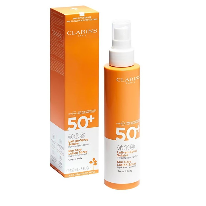 Lait CLARINS  EN SPRAY SOLAIRE CORPS UVA/UVB 50+ - CLARINS