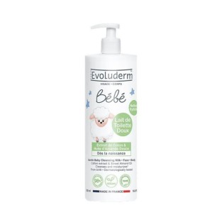 Lait Démaquillant evoluderm  BÉBÉ 500ML - evoluderm