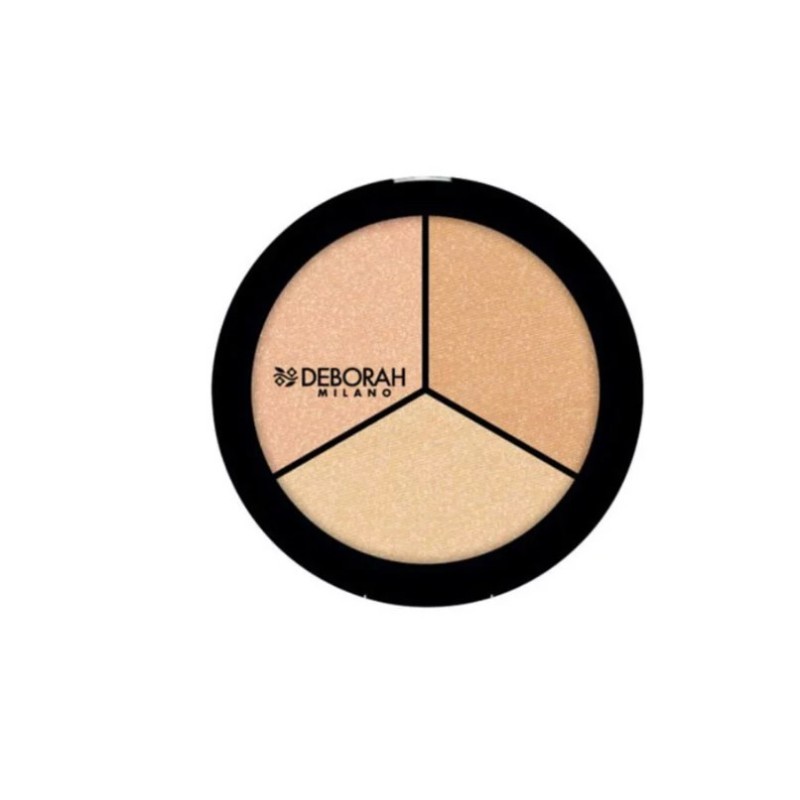 HIGHLIGHTER DEBORAH TRIO PALETTE - DEBORAH