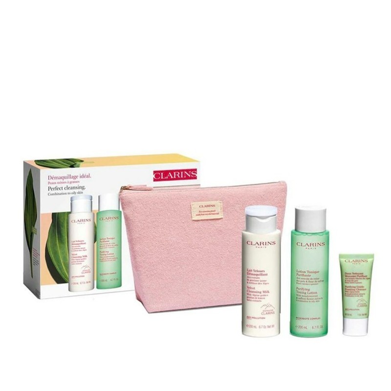 Coffret CLARINS  DÉMAQUILLANTS PARFAITS PEAUX MIXTES À GRASSES - CLARINS