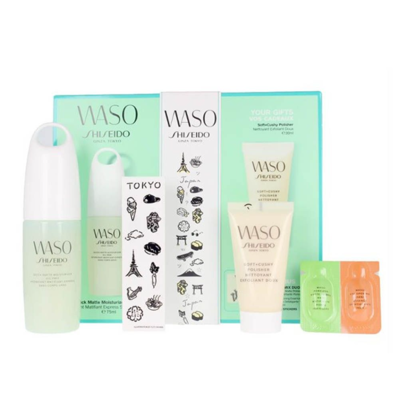 SHISEIDO Coffret Waso - Soins Hydratants Matifiants - SHISEIDO