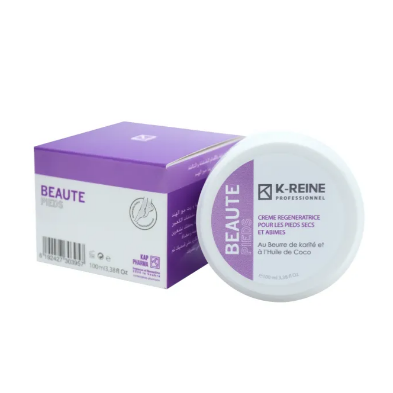 Crème régénératrice pour les pieds secs et abîmés - K- REINE