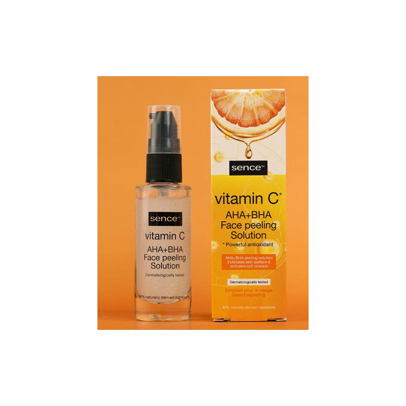 Sence Vitamin C AHA+BHA Face Peeling Solution - Sence