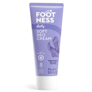 DÉO-CRÈME ADOUCISSANTE FOOTNESS 75 ML - Footness