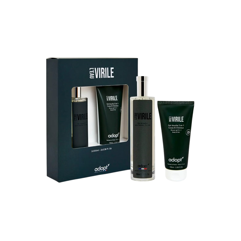 COFFRET EAU DE PARFUM HOMME adopt  L'EAU VIRILE - adopt