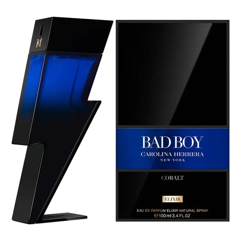 Eau de Parfum Homme CAROLINA HERRERA  BAD BOY COBALT ELIXIR - CAROLINA HERRERA