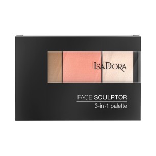 Palette ISADORA  FACE SCULPTOR 3-IN-1 INTENSE PEACH - ISADORA