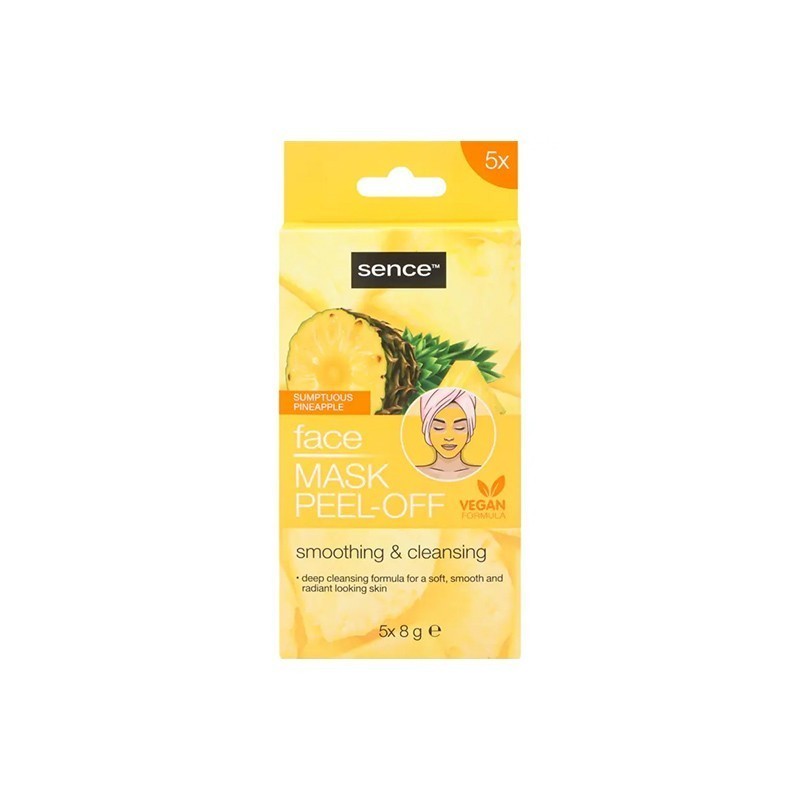 Masque peeling visage Sence  PEEL-OFF VISAGE ANANAS 5X8GR - Sence