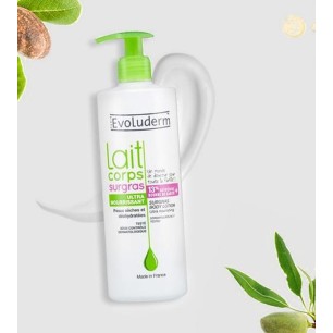 LAIT DE CORPS evoluderm  LAIT CORPOREL ULTRA-NOURRISSANT - evoluderm