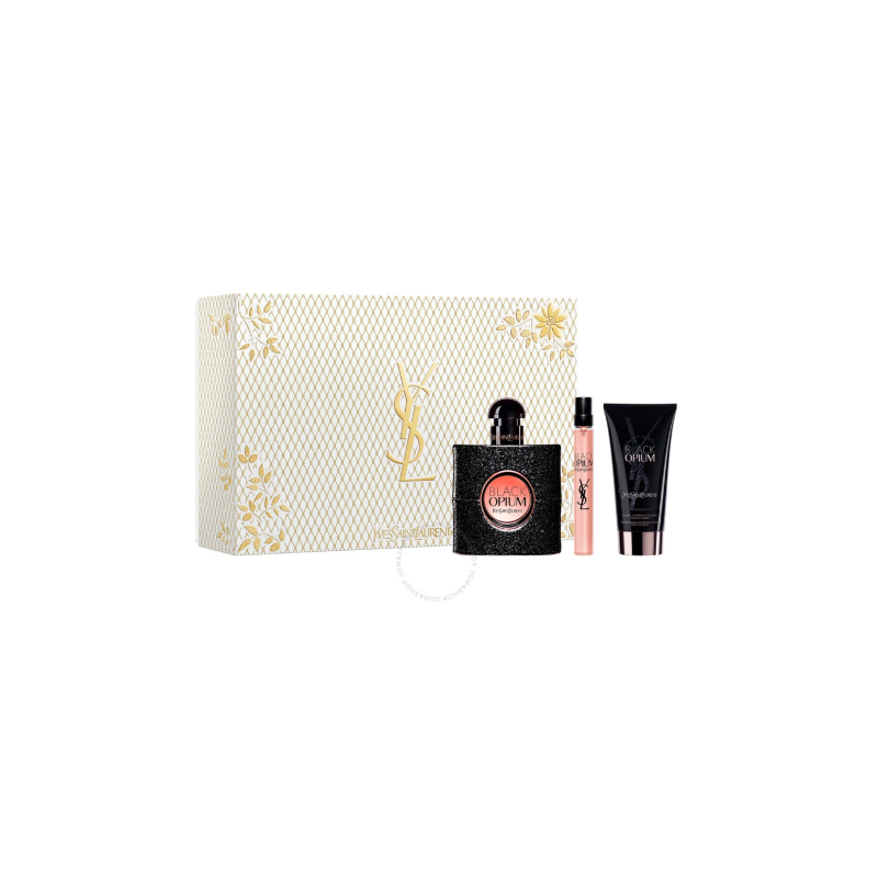 Coffret Eau De Parfum Femme YVES SAINT LAURENT  BLACK OPIUM. - Yves Saint Laurent