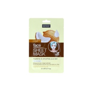 Masque visage Lissant Sence  VEGAN FACE SHEET COCONUT 24ML - Sence