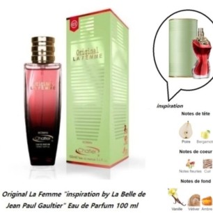 Eau de Parfum Femme CHATLER  ORIGINAL 100ML - CHATLER