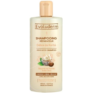 Shampooing evoluderm  RÉPARATEUR DÉLICE DE KARITÉ - evoluderm