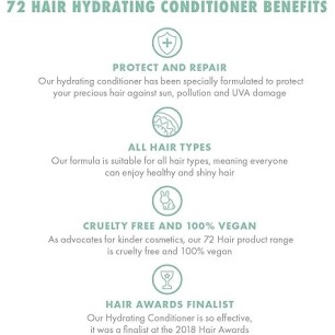 Shampooing 72 hair  SHAMPOING HYDRATANT INTENSE - 72 hair