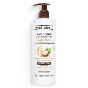 LAIT DE CORPS evoluderm  NOURISSANT ARGAN DIVIN - evoluderm