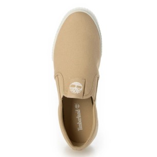 MYLO BAY LOW SLIP ON SNEAKER LIGHT BEIGE CANVAS TB0A6645ER11 - TIMBERLAND